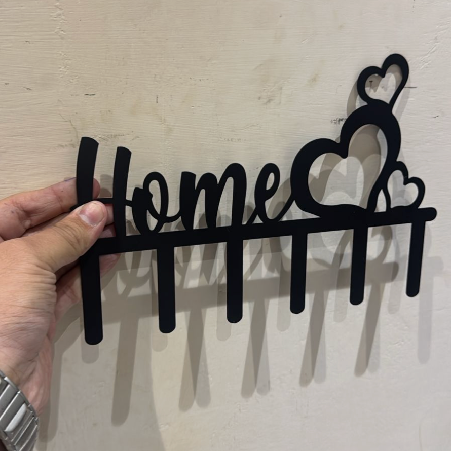 Metal Car Key Holder Wall Mount Key Rack for Home Decoration