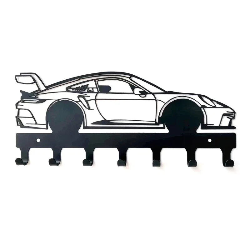 Metal Car Key Holder Wall Mount Key Rack for Home Decoration