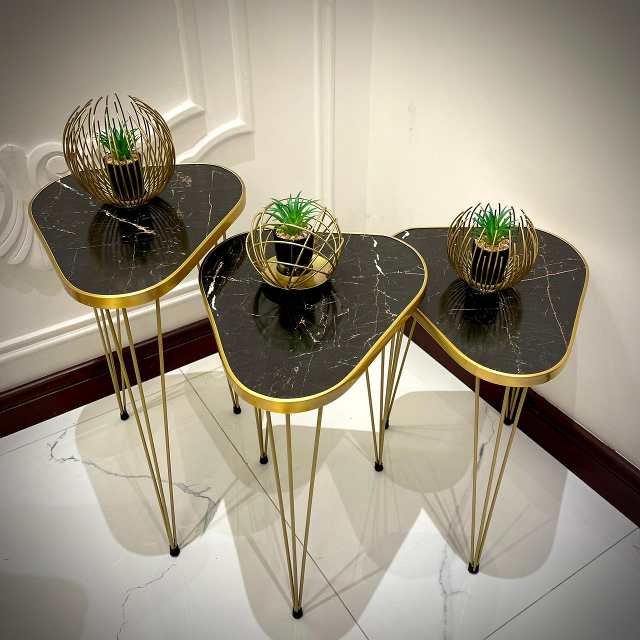 Modern Coffee Table – Nesting End Table & Side Table Set for Stylish Living