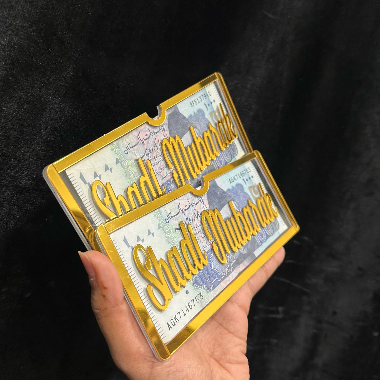 Acrylic Wedding Gift Envelope – Elegant Greeting & Money Holder for Special Occasions