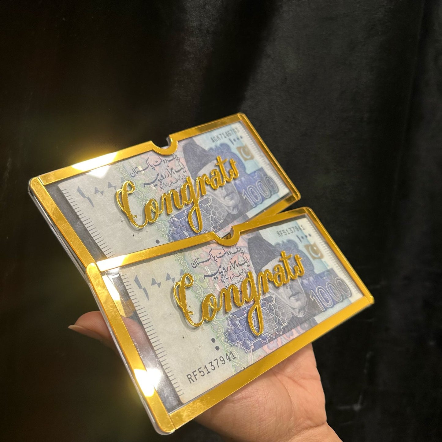 Acrylic Wedding Gift Envelope – Elegant Greeting & Money Holder for Special Occasions